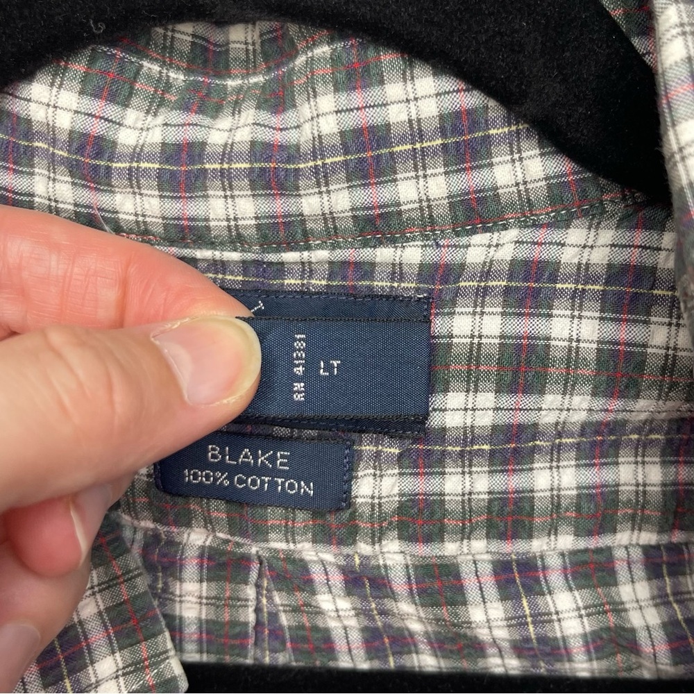Ralph Lauren Men’s Blake Plaid Dress Shirt - Picture 6 of 6